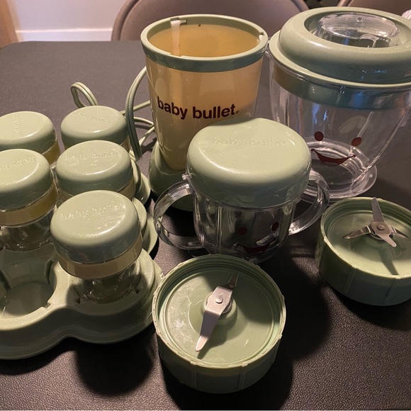 Baby nutri Bullet Blender Set in Green - Picture 1 of 4